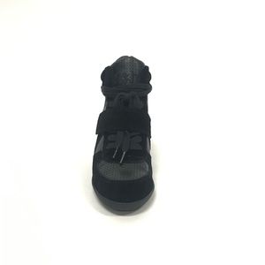 Ash Bowie Black Leather/suede Wedge Shoes NIB
